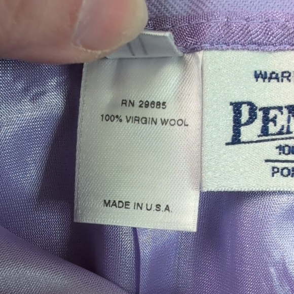 Pendleton Women's Soft Purple Pencil Skirt - Picture 7 of 7